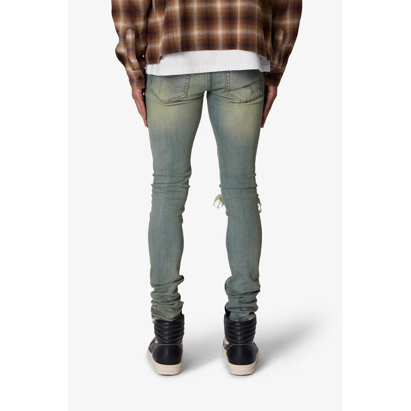 X721 Dusted Skinny Denim - 4th Day Sun Washed Blue