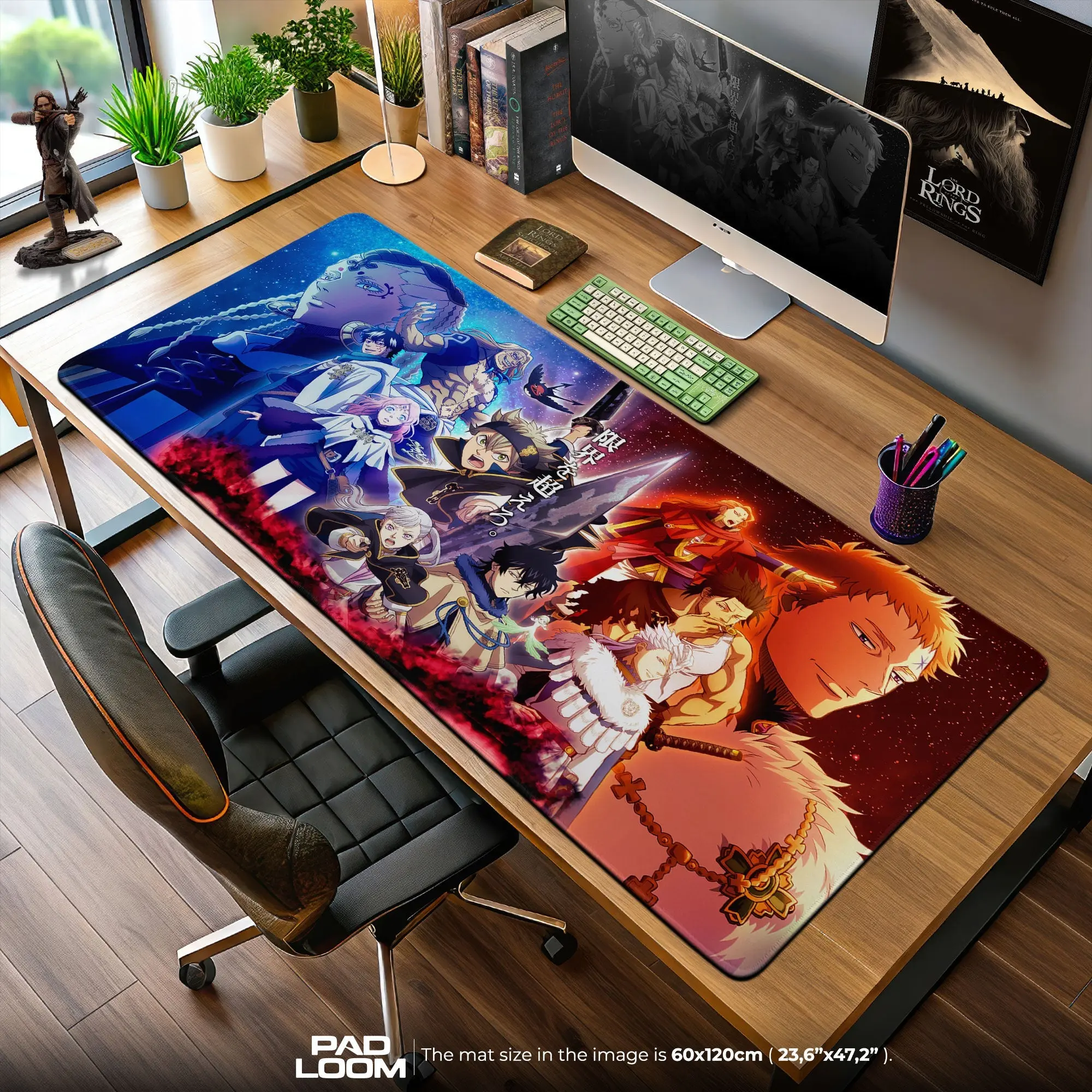 Black Clover Magic Knights Mouse Pad Anime Desk Mat Mousepad Trading Card Game Mat