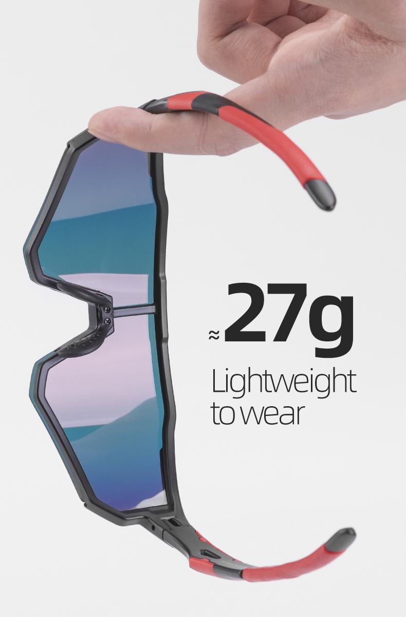 ROCKBROS Polarized Sunglasses for Men Women UV400 Protection Cycling Bike Glasses Lightweight Frame Driving Sunglasses