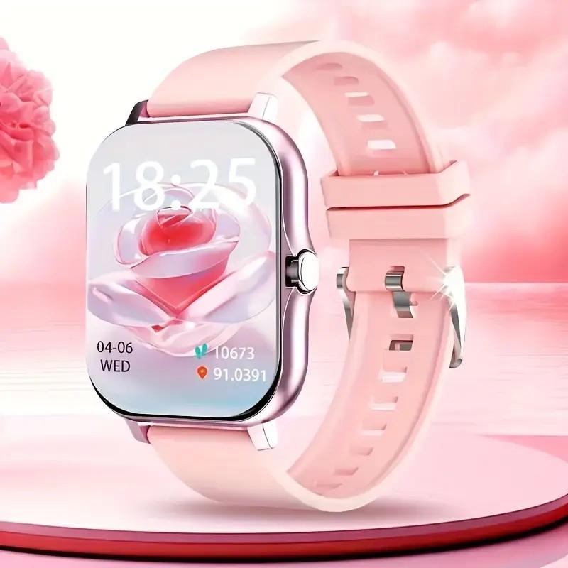 Valentine's Day gift New smartwatch for 2026: Black and pink wearable multi-functional smartwatch with high-definition touchscreen. Valentine's Day gift New smartwatch for 2026: Black and pink wearable multi-functional smartwatch with high-definition touchscreen.