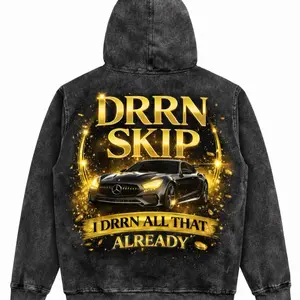 DRRN SKIP Luxury Streetwear Oversized Hoodie
