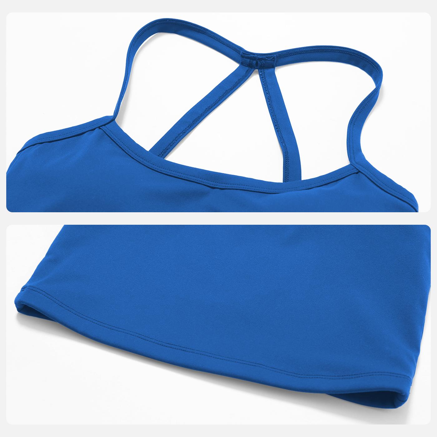 Women's Solid Backless Crop Cami Top & Shorts Fitness Sportswear Set, Sporty Sleeveless Top & Skinny Shorts, Ladies Sportswear for Indoor Outdoor Wear, Fall Outfits Soccer Mom Outfit Yoga Activewear Gym Leggings