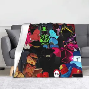 Aura Blankets Forsaken Game Blankets Flannel Funny Breathable Throw Blanket for Coverlet All Season Superb Christmas blanket gift