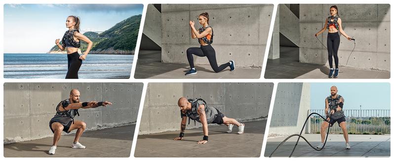 【JumpstartSale】ZELUS Weighted Vests,6/8/12/16/20/25/30lbs weight vest with Detachable Phone Pouch&Reflective Stripes&Adjustable Straps| Exercise Equipment & Workout Enhancer for Motivational Walking, Strength Training, Running, Rucking