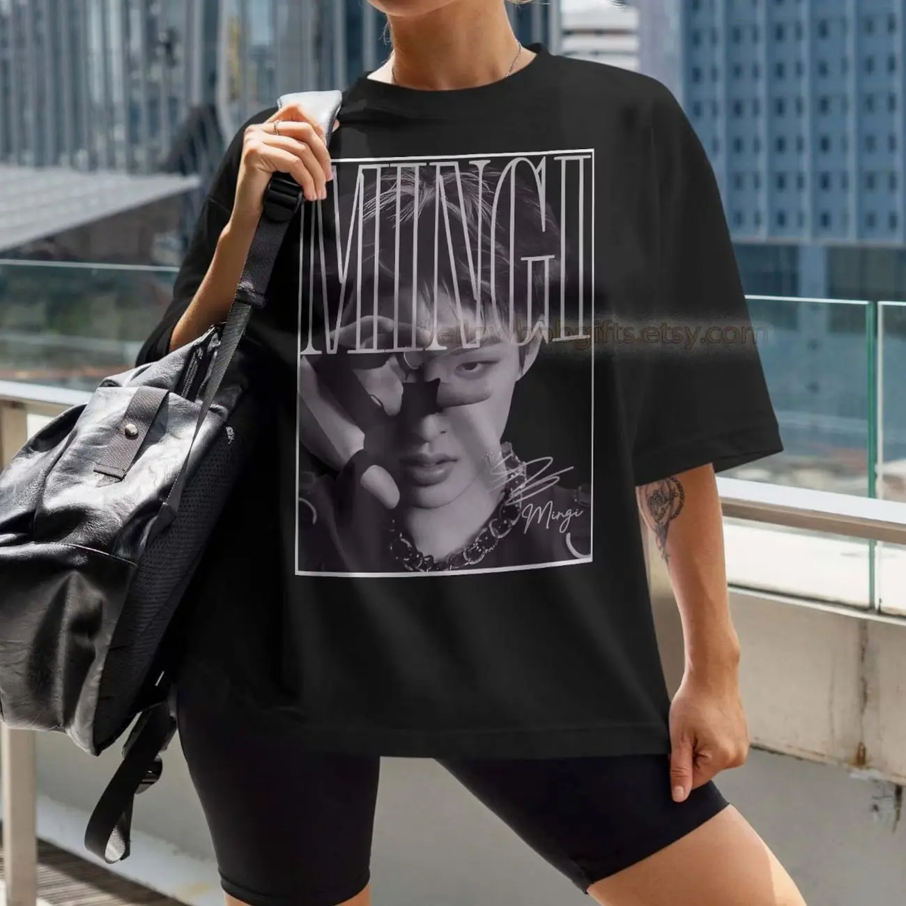 Mingi unisex tshirt, Mingi shirt, fan shirt, kpop bootleg Tshirt, Kpop Gift, Kpop Merch Y6Q