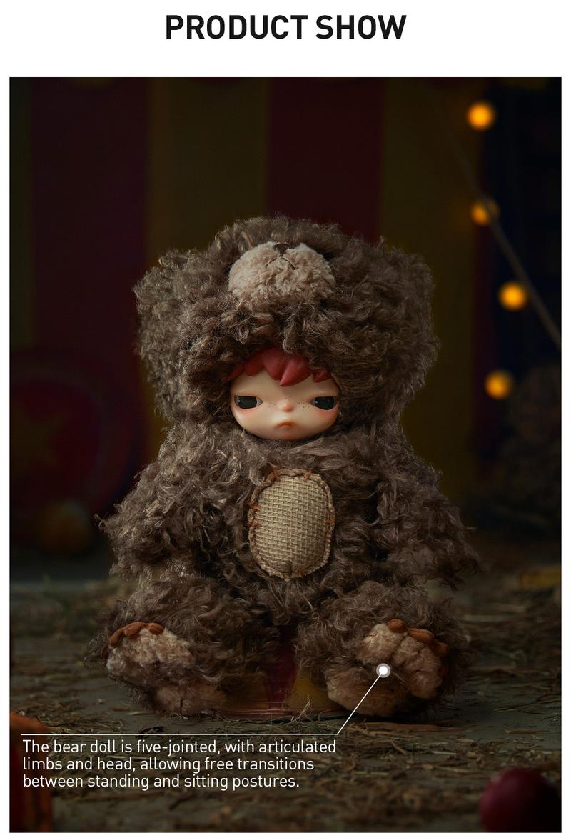 POP MART Hirono Bear Vinyl Plush Doll