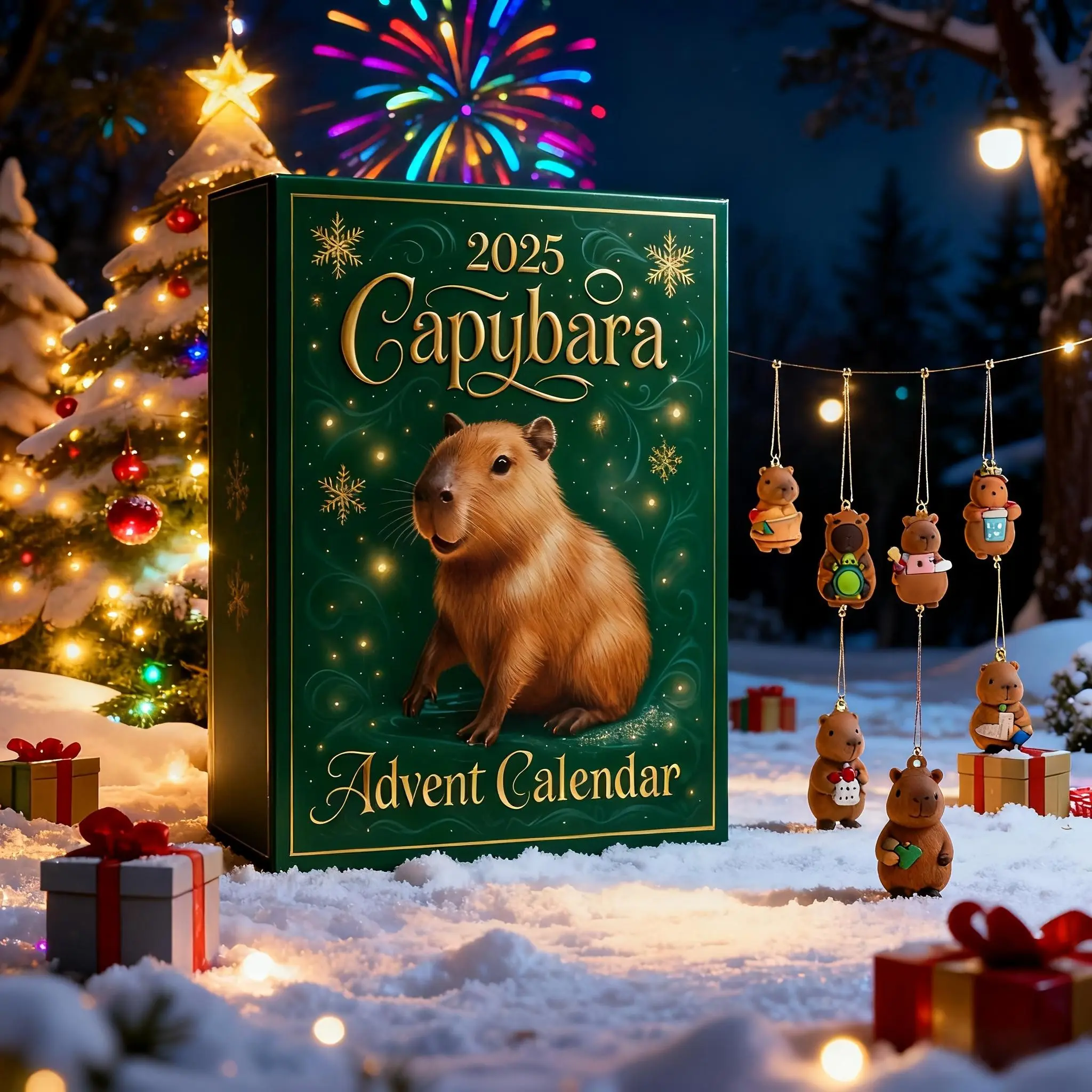 Christmas Advent Calendar with 24 Adorable Collectible Dolls🎁 Perfect Gift for Holidays, Halloween, Christmas, and New Year