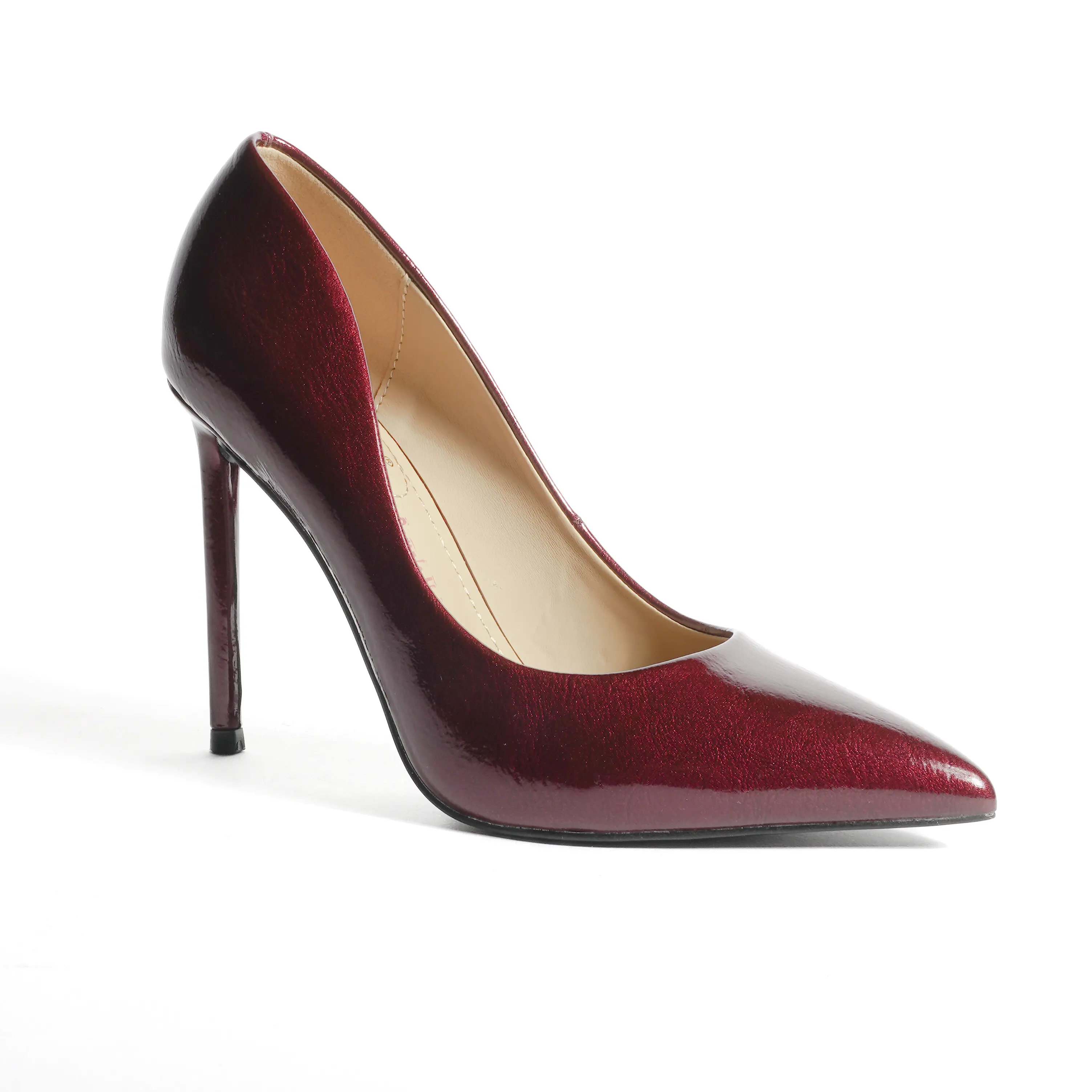 Provision – Burgundy Glitter Patent Pumps