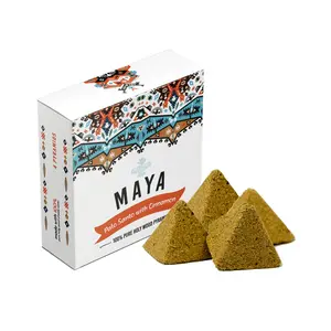 MAYA Palo Santo & Cinnamon Incense Pyramids - 4 Pack