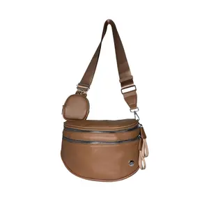 Iris June Best Version Faux Leather Bag (#8063) Detachable Strap Hip Bag with Coin Purse - By Iris & Rainbow Iris June Best Version Faux Leather Bag (#8063) Detachable Strap Hip Bag with Coin Purse - By Iris & Rainbow