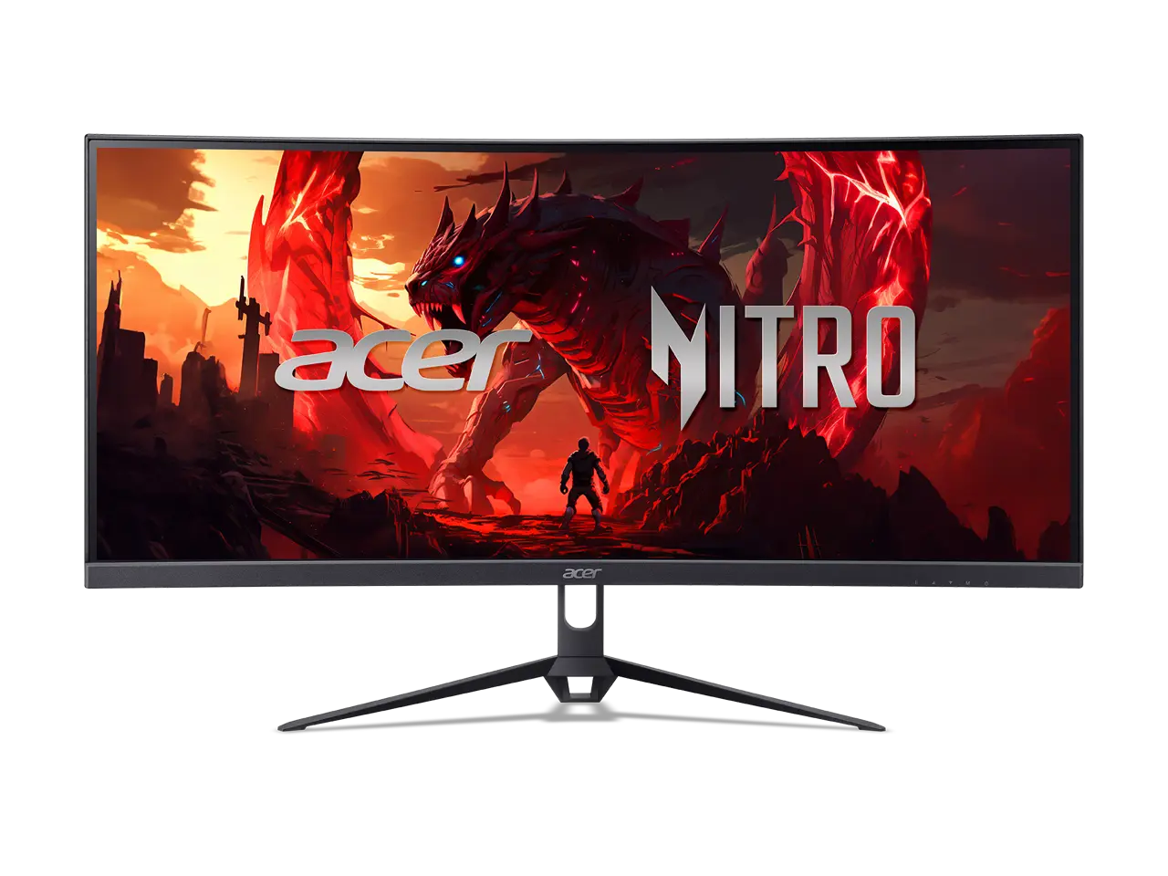 Acer Nitro 29.5" Ultrawide Full HD 1080P 200hz with AMD FreeSync Premium Technology 1ms sRGB 100% 1800R Curved Gaming Monitor ED300C X1bmiippx