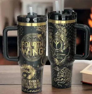 Fourth Wing Tumbler 40oz, Basgiath Tumbler, The Empyrean Tumbler Gift