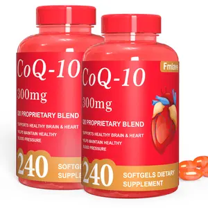 Fmlave Coenzyme Q10 Two-Pack, 300mg CoQ10,For Heart Health Support, Easy Absorption Coenzyme Q10, Heart Health Maintain, Gluten Free