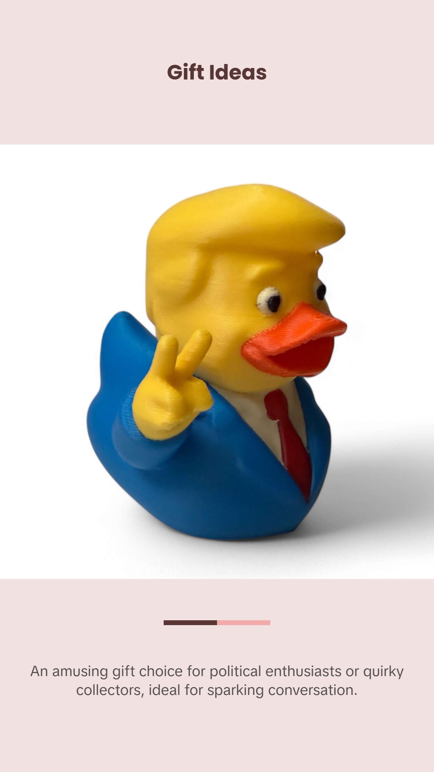 Trump Duck Duck - Original Product with Unique Design and Features