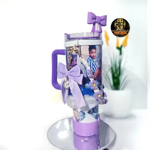 Tumbler 40 oz with Handle Personalized