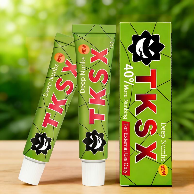 TKTX Numbing Cream (2 Pack)  Fast-Acting Pain Relief Cream for Tattoos, Waxing, Microneedling | 10g Each Tube | Long-Lasting Numbness