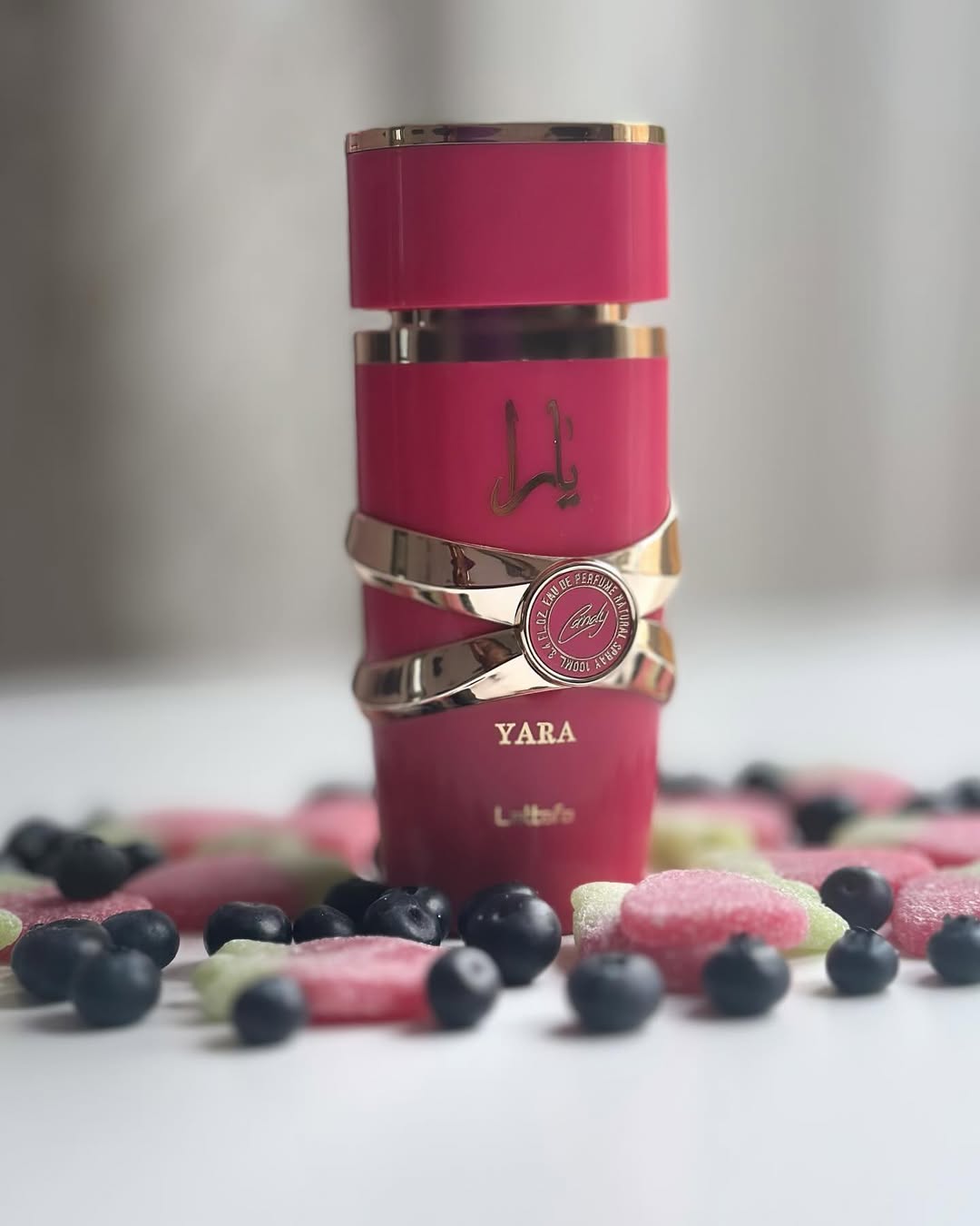 Lattafa Yara Candy for Women Eau de Parfum Spray 3.4 Ounce / 100 ml Long Lasting Fragrance Scent