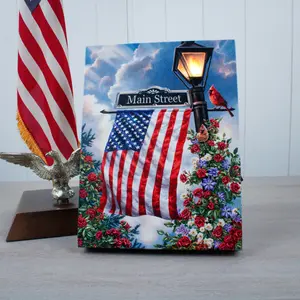 Main Street USA 8x6 Lighted Tabletop Canvas
