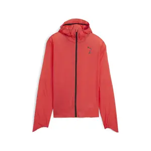 PUMA Womens W Seasons Ultra Lightweight Trail Jacket Athletic Outerwear Casual - Red