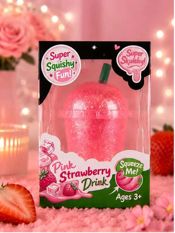 Glitter Squishy Cup Kids' Stress Relief Toy Classic Novelty Toy for Collection-quick rebound, quick rebound - fidget squeeze toy