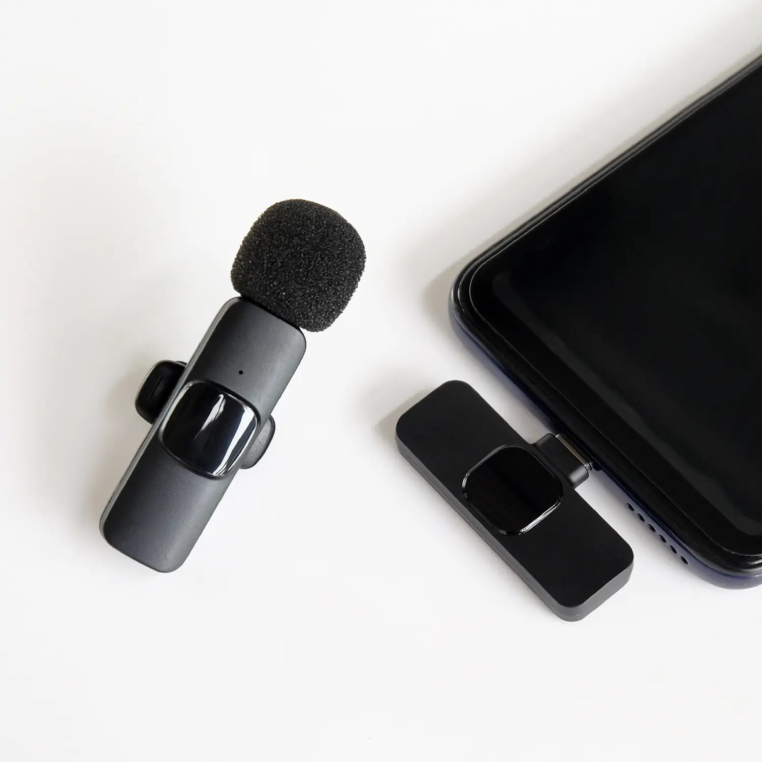 Trending Now Wireless Lavalier Microphone - iPhone Android - Clip-On Mic for Content Creation, TikTok, Recording & Streaming, Usb, Rechargeable Lapel Mic, Vlogging Gear