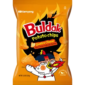 Samyang Buldak Potato Chips Quattro Cheese