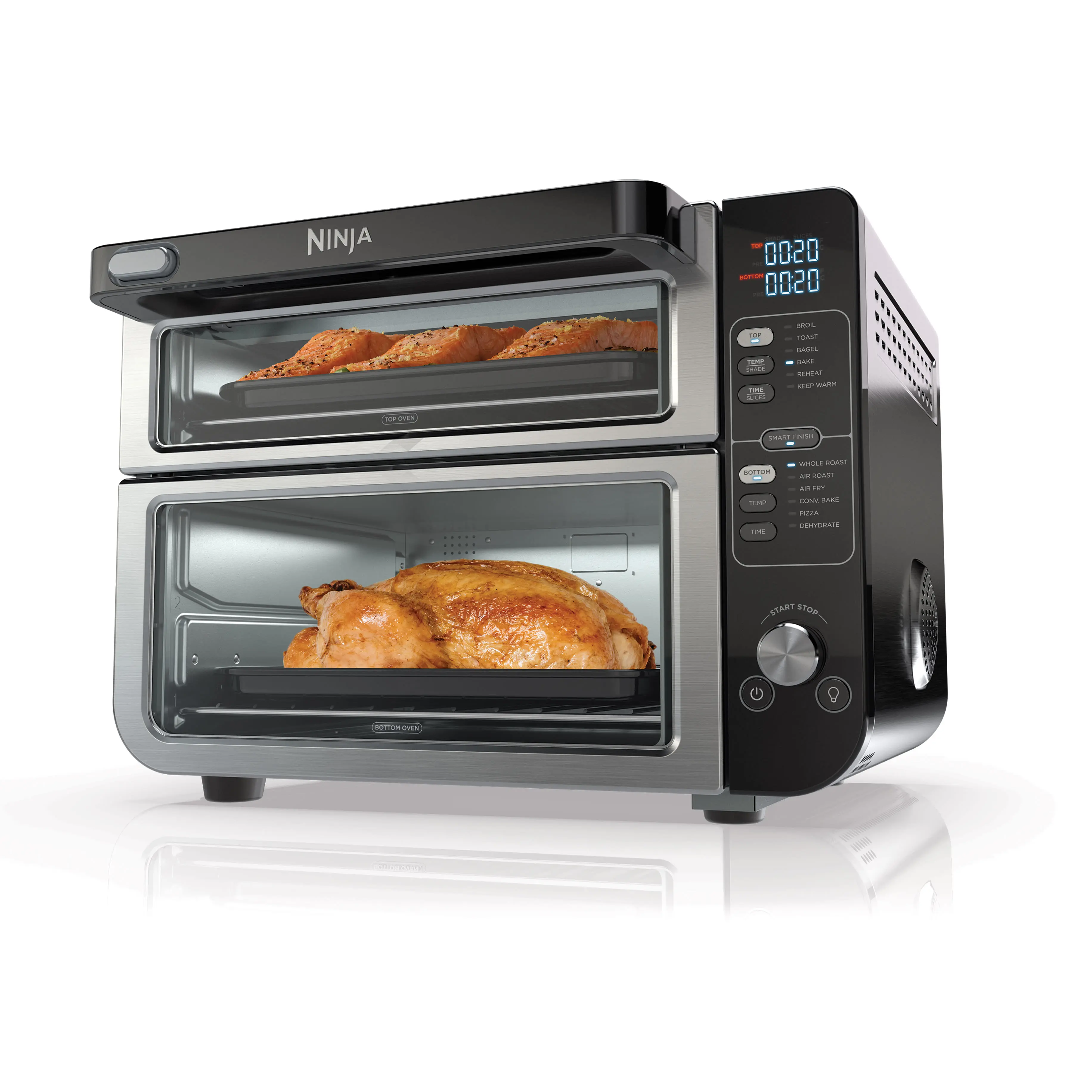 Ninja 12 in 1 Double Oven With FlexDoor Ovens - Ninja DCT401