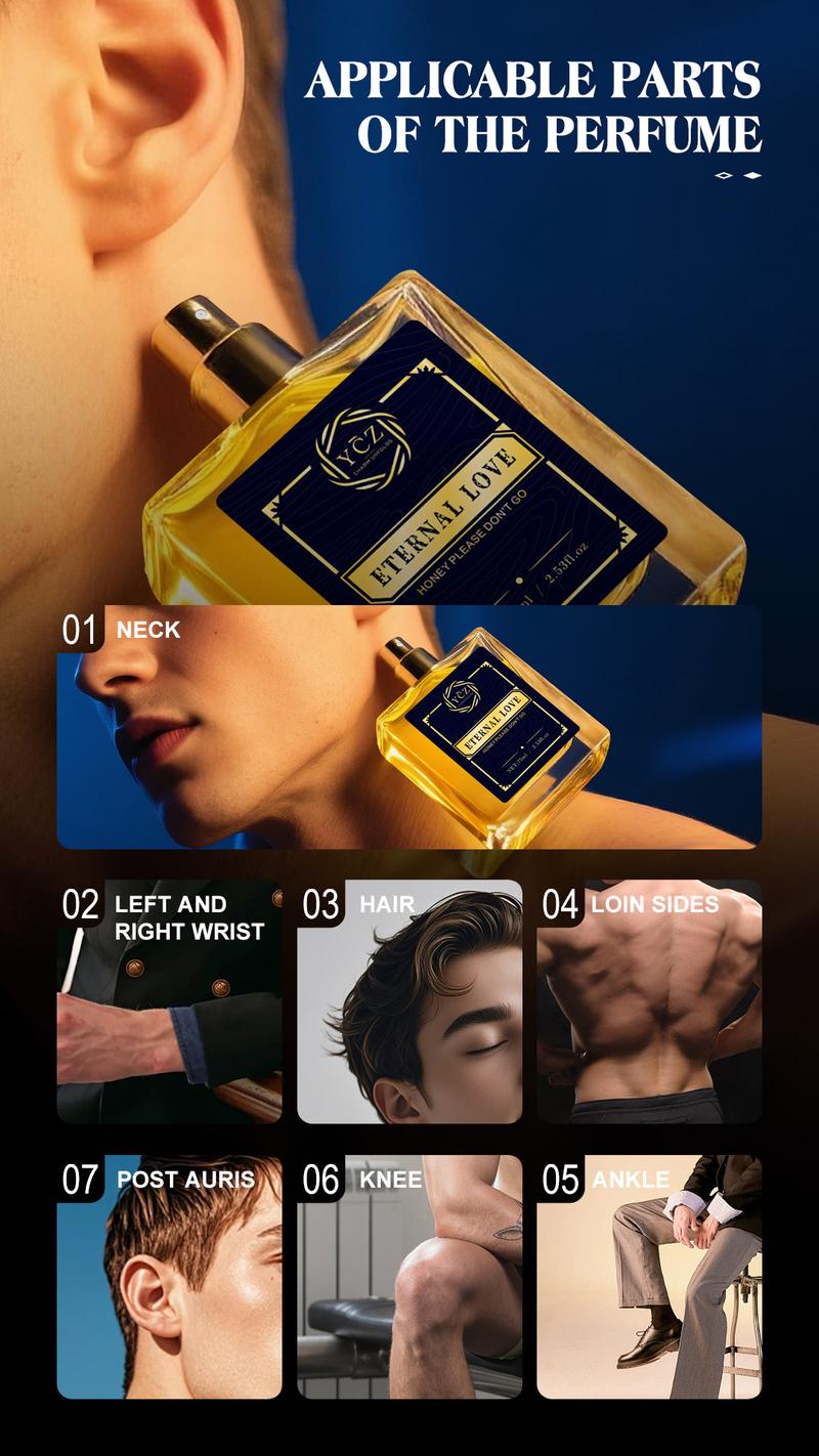 YCZ Men's Perfume Combo - Club Gent's Aroma 50ml & Carnival Eternal Love 75ml - Aromatic Woody & Spicy Woody Scent - Long Lasting EDP - Nightclub Must-Have - Premium Gift Set - Fragrance Intense & Long Lasting - Amber Oud