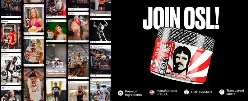 Old School Labs Vintage Blast Preworkout -  Dietary Fitness Supplement Healthcare Edible Amino Acid Optimum