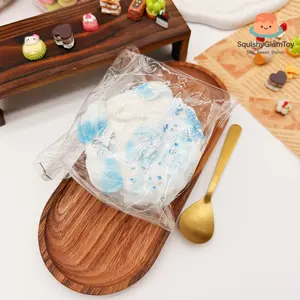 SquishyGlamToy Mr. Banana Squishy  Cute Banana Character | Funny Face Design | Clear Pouch | Taba Squishy | Soft Slow Rising