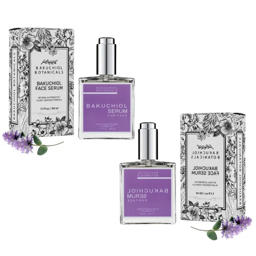 Bundle & Save Bakuchiol Facial Oil Serum | All Natural, Plant-Based, Moisturizes Skin, No Chemical Preservatives, No Synthetic Fragrances for Skincare
