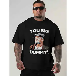Vintage 80s Redd Foxx cotton T-shirt You Big Dummy Sanford City funny meme Sanford and Son adult cotton T-shirt