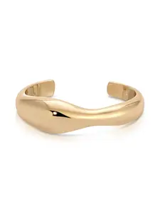 Liquid Love Cuff – 18K Gold or Silver Plated Open Cuff, Minimalist Stackable Bangle for Women