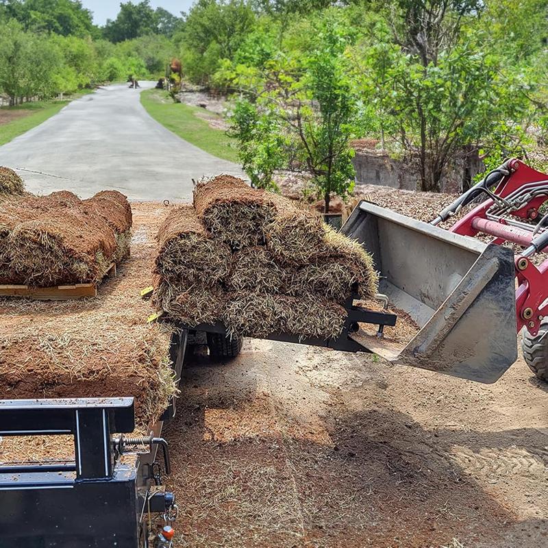 YITAMOTOR 60" Clamp On Pallet Forks for Tractor Bucket, Heavy Duty 4000lbs Quick Attach Skid Steer Loader Pallet Fork, Black