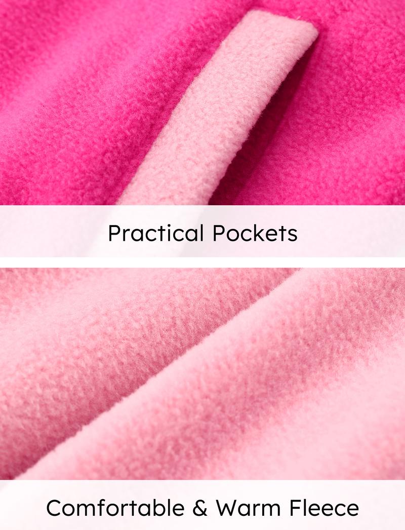 Disney Minnie Mouse Kids' Baseball Jacket - Cute Color - Block Design, Soft Fleece | Exclusive on TikTok Shop