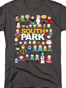 Character Panels South Park Network T-Shirt - Cartoon For the whole family and all ages.