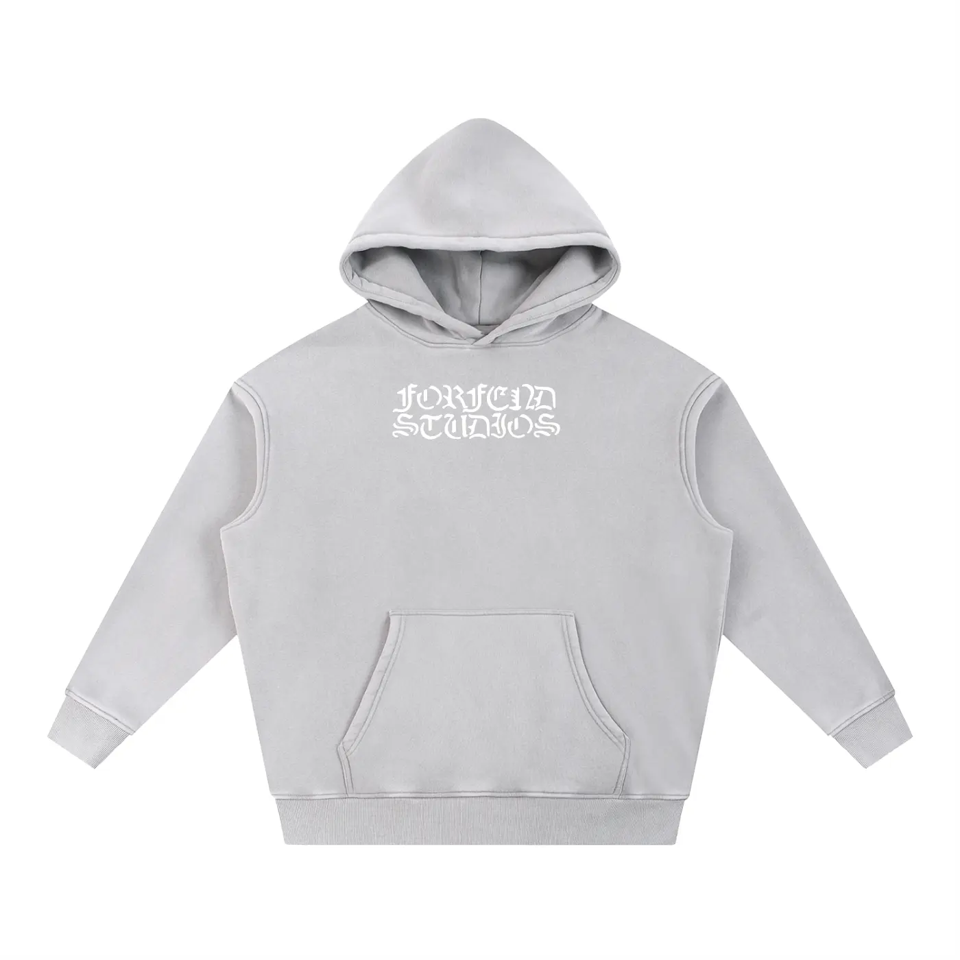 Snow Wash “Watch Over Me” Fleece Oversize Hoodie