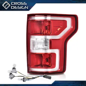 CROSSDESIGN Rear Tail Light Lamp Right Passenger RH Side Fit For 18-20 Ford F150 F-150