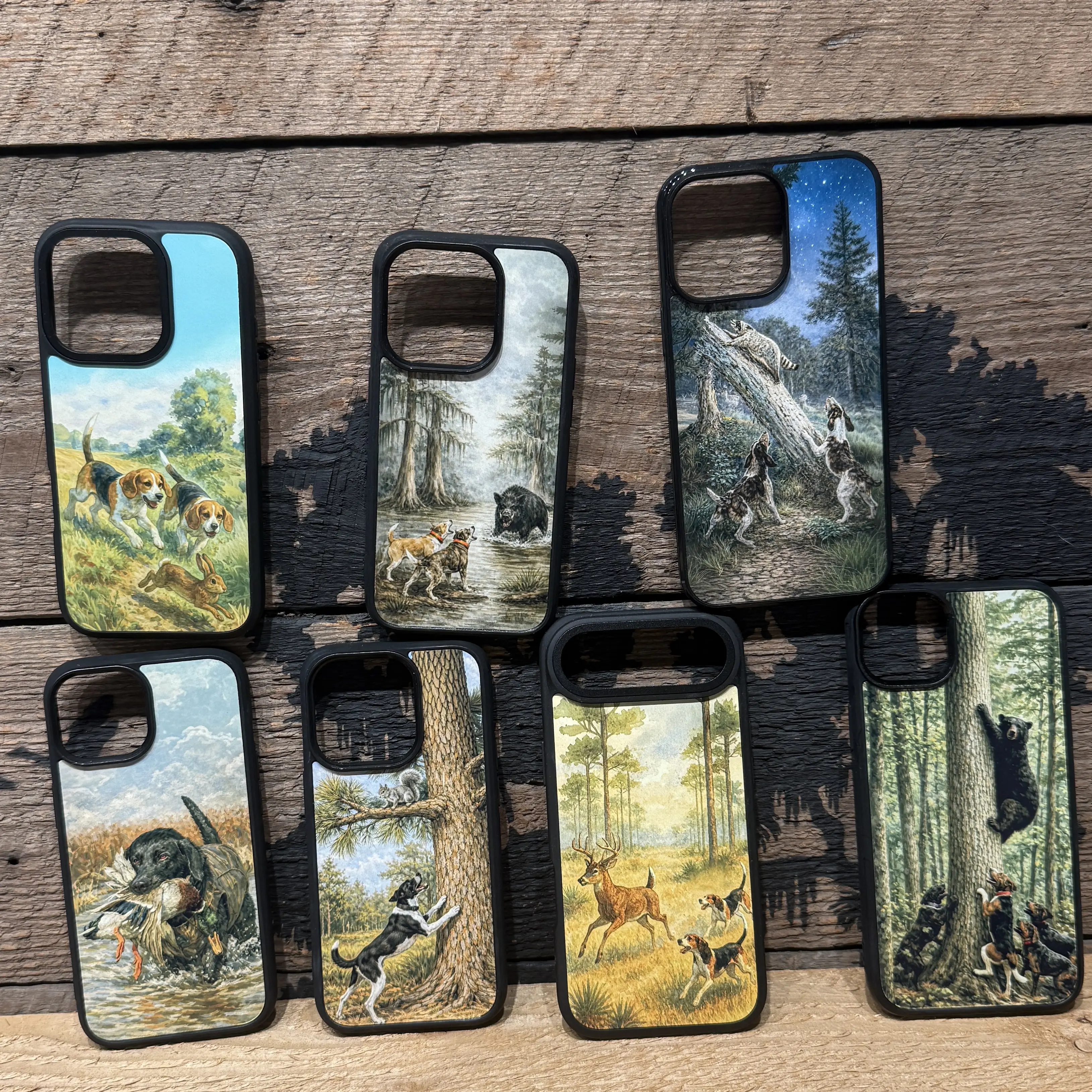 Vintage Style Hunting Dog Protective Iphone Cases