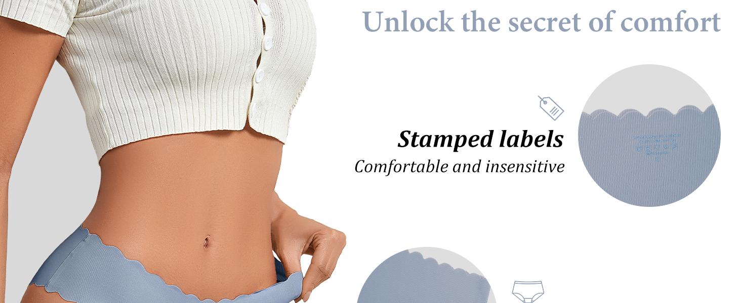 6-Pack Seamless Bikini Briefs – Breathable No Show Panties for Women Underwear solid color seamless Everyday Womenswear TikTokShopBlackFriday Minimalist panties