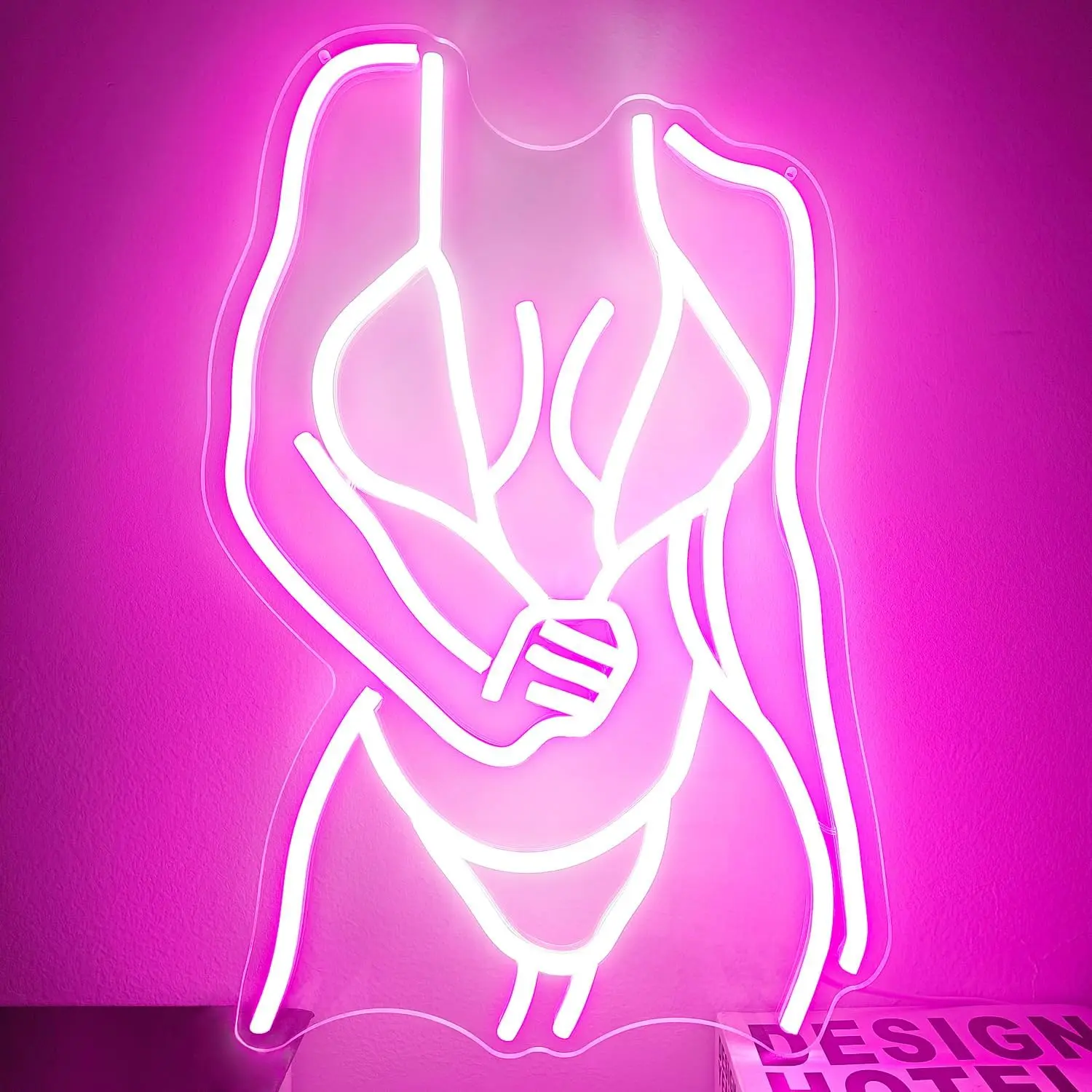 Lady Neon Signs Lady Body Neon Signs for wall decor Dimmable LED Neon Signs for man cave lady neon sign Girl Women Body Neon Light Sign for Club Bar Home Birthday Party Gifts