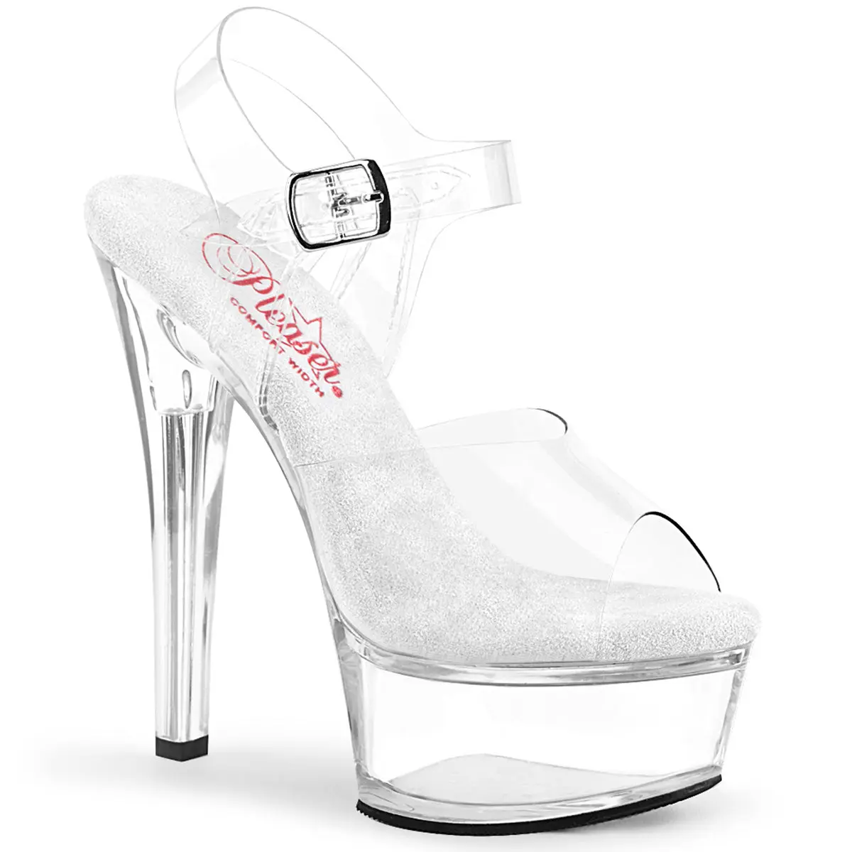 Women's Elegant Ankle Strap Wedge Sandal Shoes - Gleam-608, Platform Sole Strap Heels, Statement Footwear, Raised Platform Women's Sandals, Night Out, High Heels, Classy, Stylish, Fashion