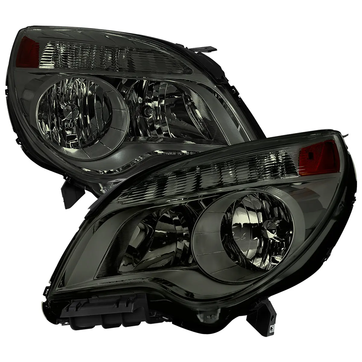 2010–2015 Chevrolet Equinox Factory Style Headlights (Chrome Housing / Smoked Lens)
