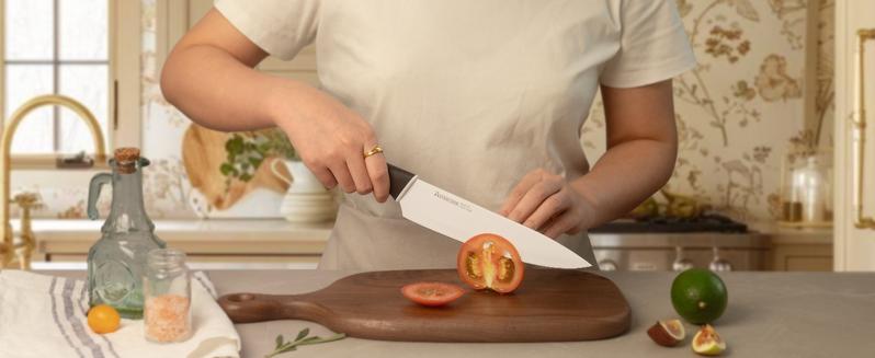 Astercook 14-Piece Kitchen Knife Set with Knife Block & Sharpener, Ceramic Coated Stainless Steel, Dishwasher Safe, Modern Home Cooking Cutting Carve Astercook 14-Piece Kitchen Knife Set with Knife Block & Sharpener, Ceramic Coated Stainless Steel, Dishwasher Safe, Modern Home Cooking Cutting Carve