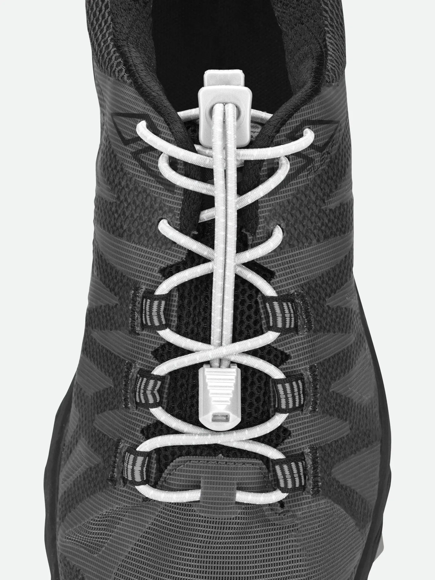 NATHAN Elastic No-Tie Shoelaces - Super-Secure, Ultra-Grippy Shoe Accessories for Training Shoes, Athletic Footwear, Sneakers - Ideal for Runners, Walkers, Triathlon Use, All Ages No-Tie Solution