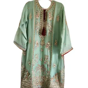 Heera Fashion accessories Luxury Chiffon Collection 3 piece pakistani suit