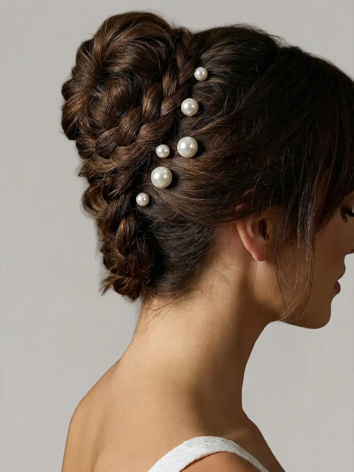 Azazie Singular Pearl Hairpins 18pc Set Minimalist Scatter Pearls Bridal Wedding Updo Hairpins