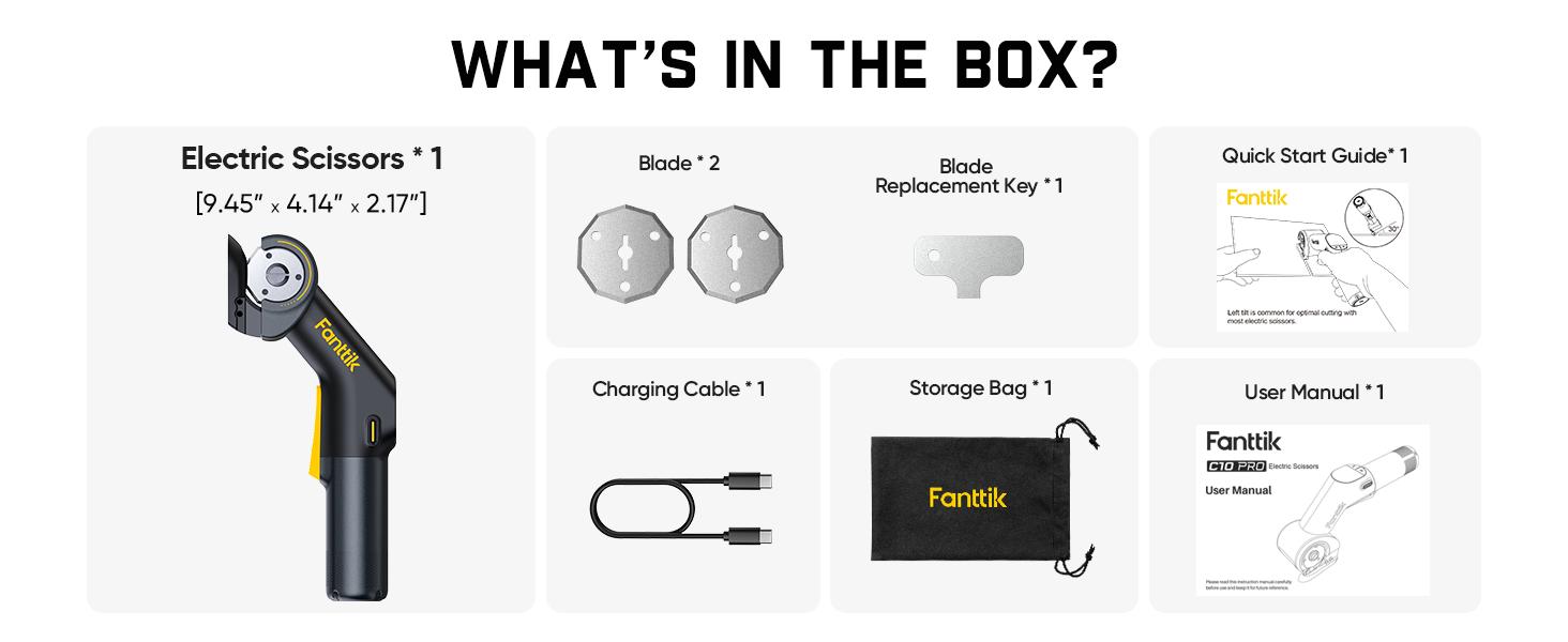 Fanttik R200 Pro BowGuide Electric Cardboard Cutter, Cordless Scissors with LED Display, 2-Speed Adjustable, Rechargeable Powerful Rotary Box Cutter with 2 Blades for Fabric, Carpet, Leather, Cardboard