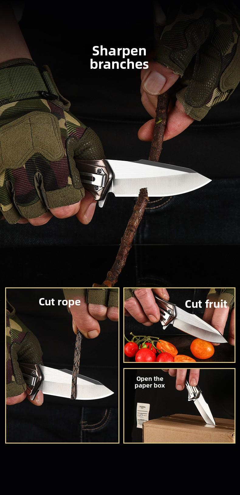 Top Rated Lightweight Foldable Utility Gear - Resin Handle Stainless Steel Tool, Trending EDC Pick for Camping Hiking Survival Trips, Ideal Gift for Outdoor Lovers & Adventure Seekers