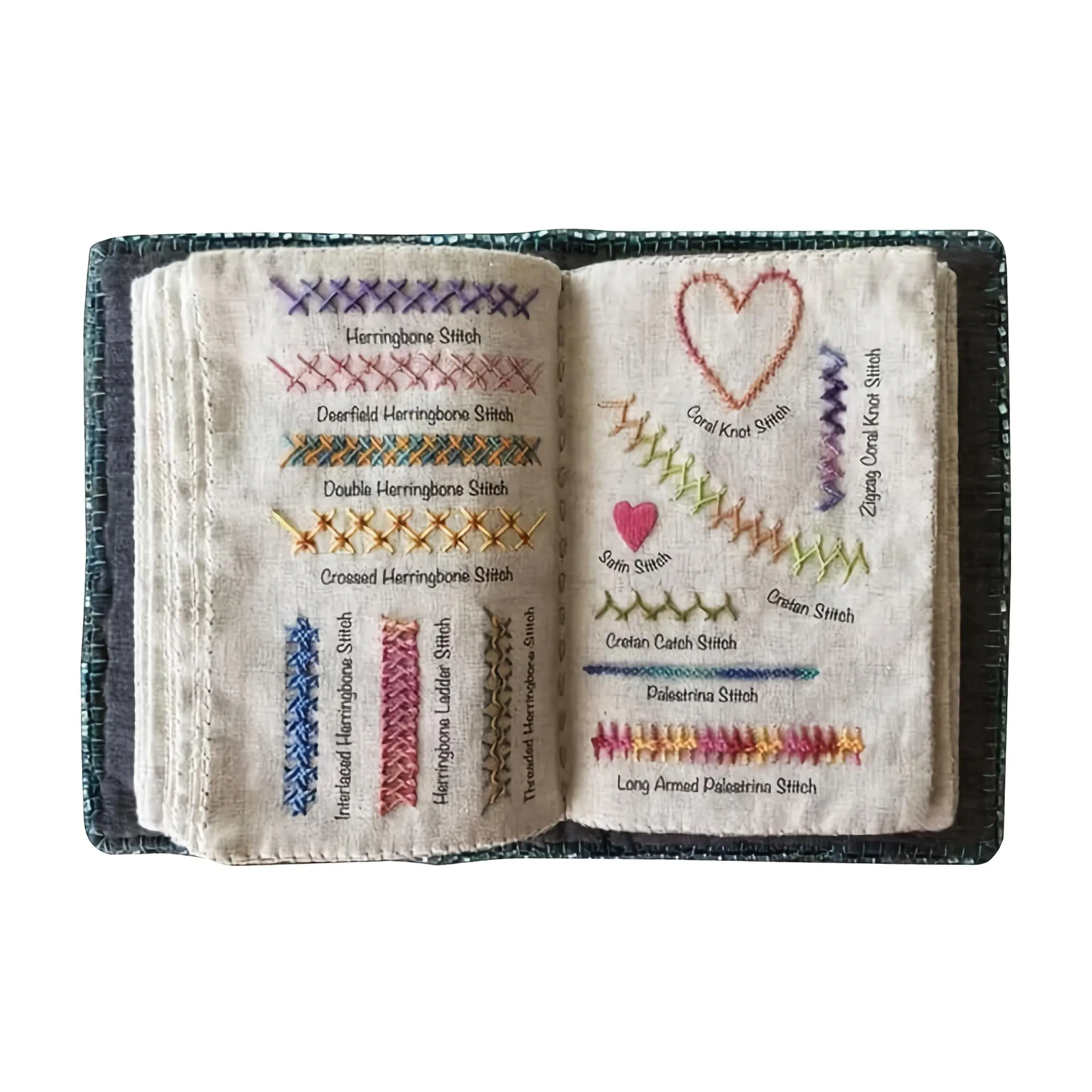 Embroidery Stitch Book, 1 Set DIY Stitch Book, Embroidery Sewing Book, Sewing Book for Adults, DIY Sewing Supplies